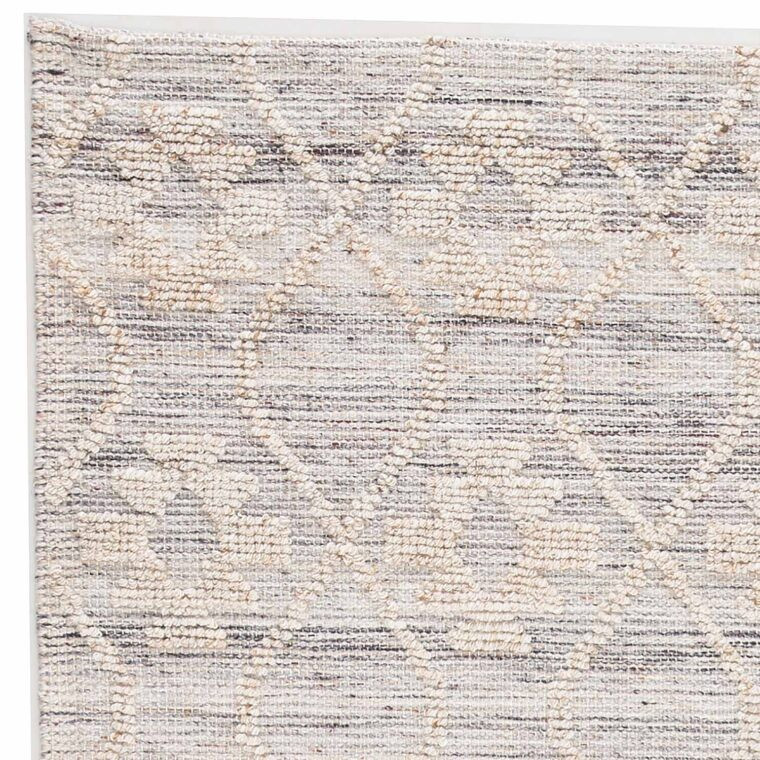 Dove Raised Ikat Rug | Megan Molten