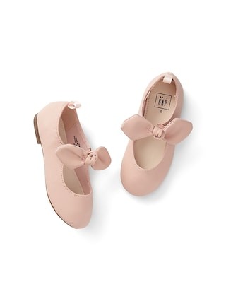 Gap Baby Knot-Tie Ballet Flats Spring Pink Size 10 | Gap US