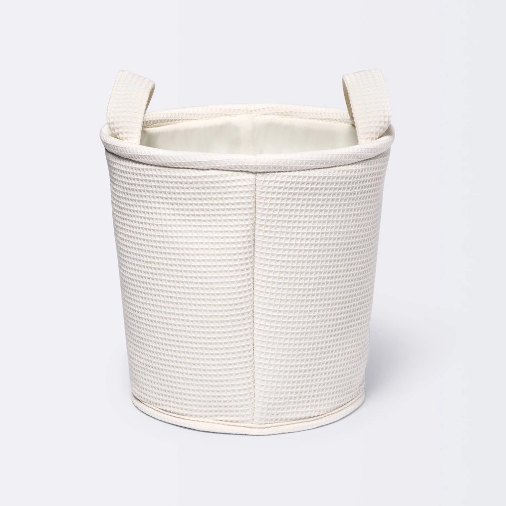 Medium Waffle Storage Basket Cream - Pillowfort | Target
