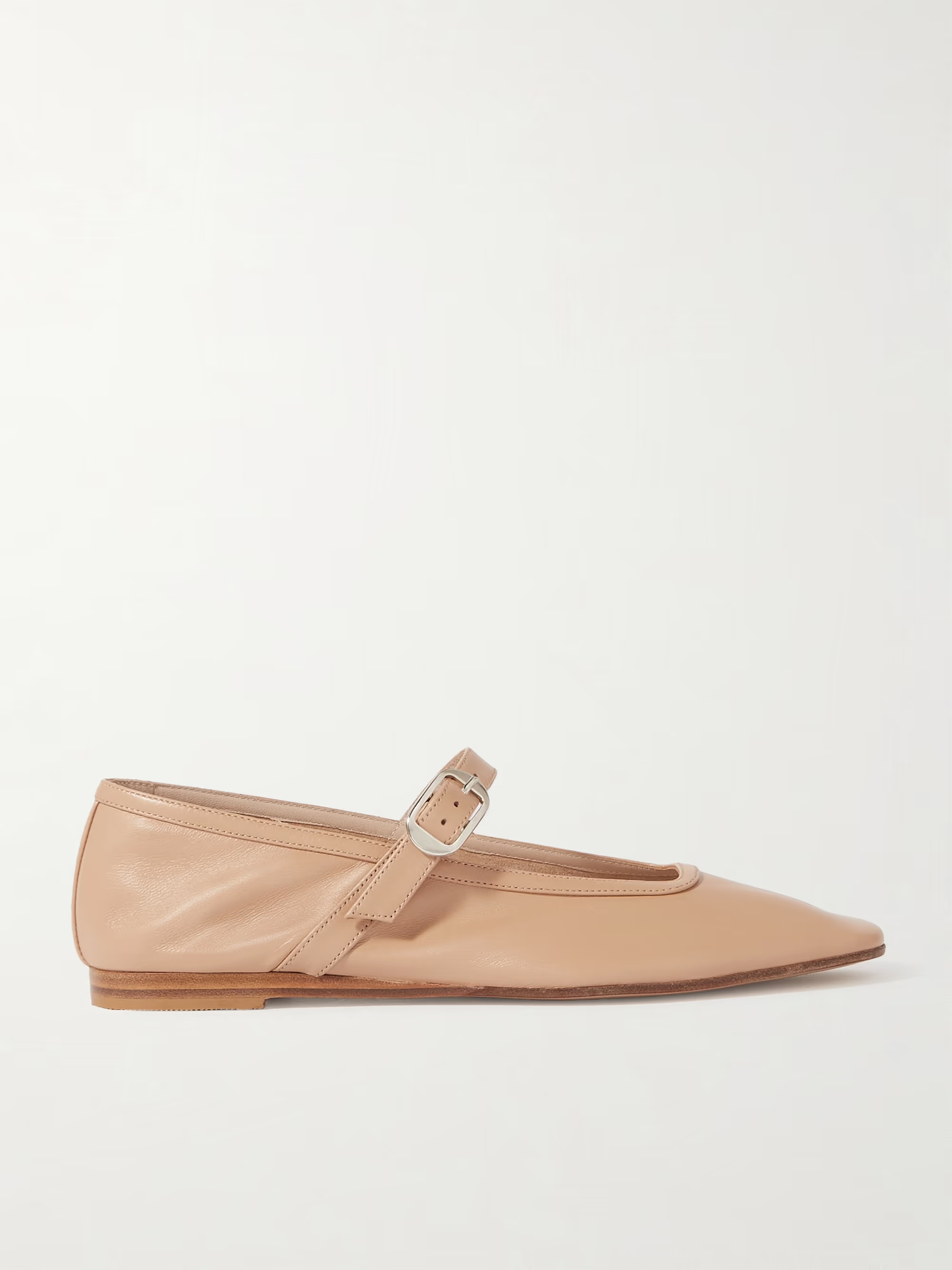 Leather Mary Jane ballet flats | NET-A-PORTER (US)