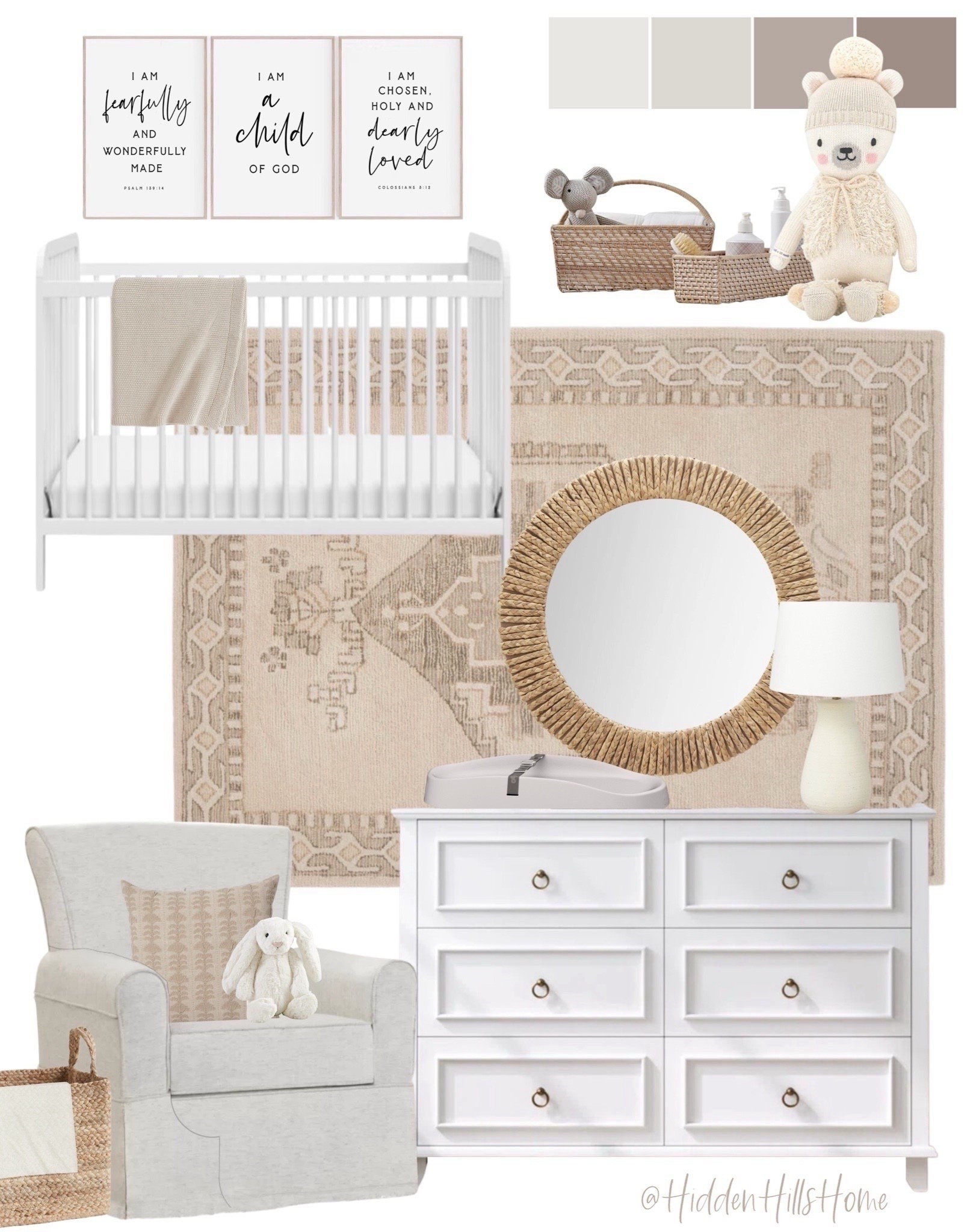 Neutral baby nursery mood board, modern-transitional nursery mood board, nursery decor, neutral baby room design #babyroom


#LTKHome #LTKBaby #LTKSaleAlert
