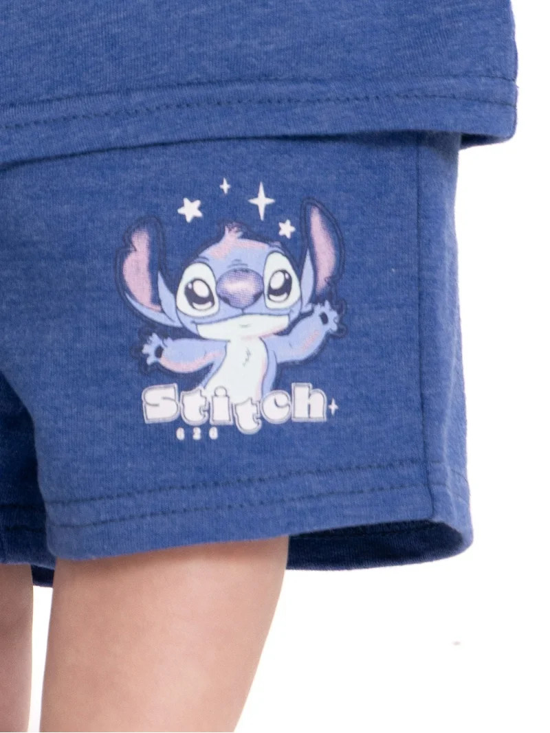 Stitch Baby Boys' Short Sleeve Graphic Tee and Shorts Set, 2-Piece, Sizes 0/3M-24M | Walmart (US)