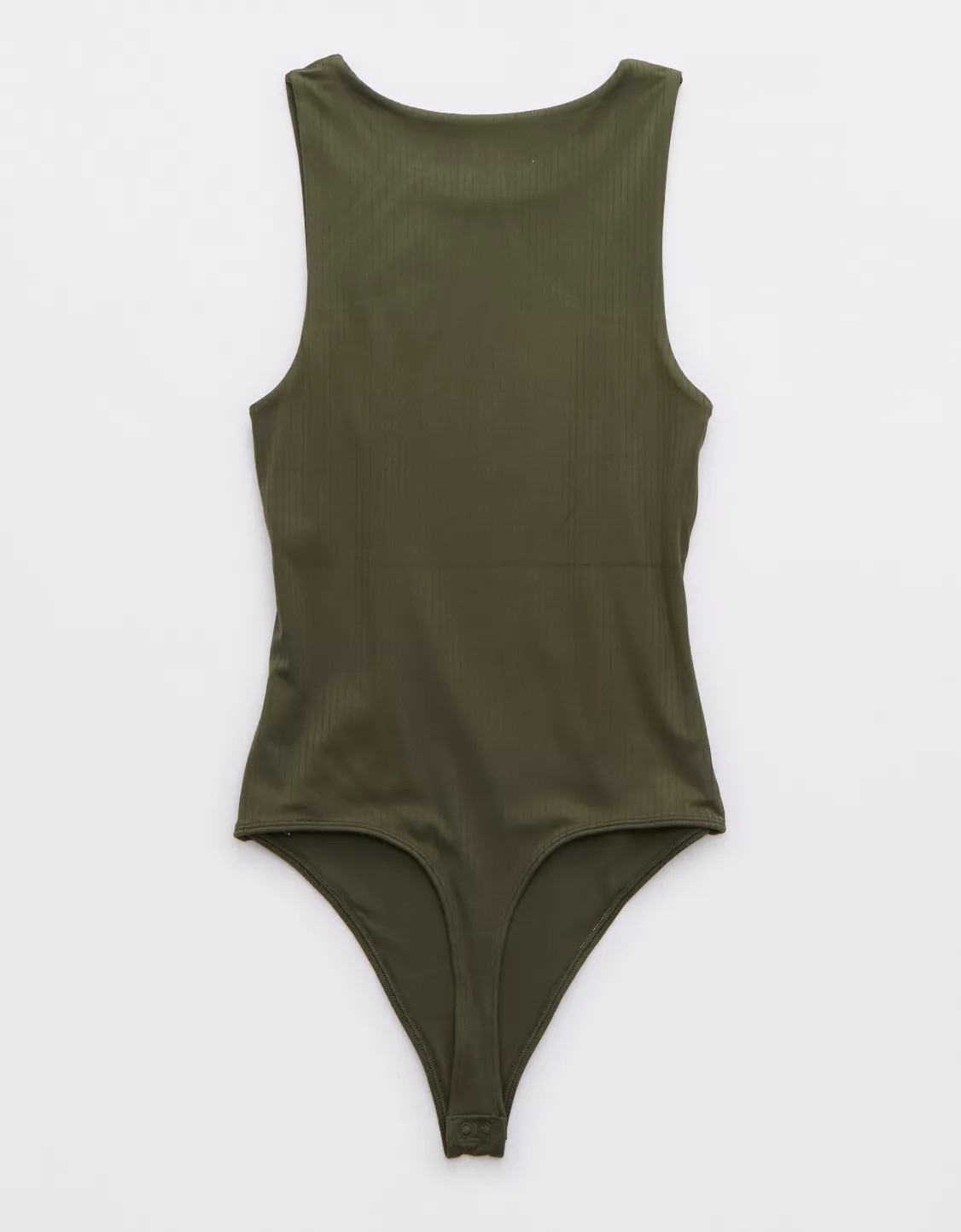 OFFLINE By Aerie Real Me Ribbed High Neck Bodysuit | Aerie