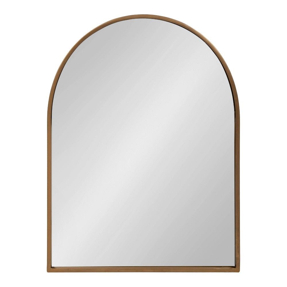 24"" x 32"" Valenti Framed Arch Mirror Gold - Kate and Laurel | Target
