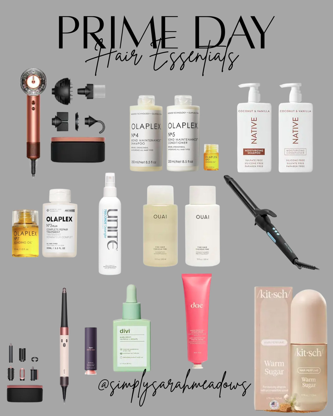 Prime Day Hair Care Essentials! From Dyson to Olaplex, elevate your hair game. Shop my picks @simplysarahmeadows #AmazonFinds #PrimeDay #LTKBeauty #HairEssentials #LTKSaleAlert 

 