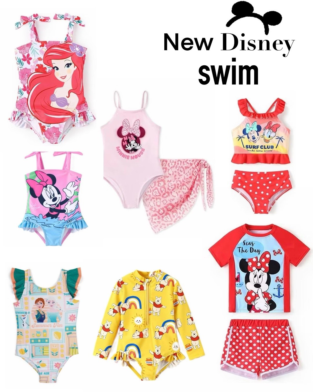 New! Disney Swim for girls, toddler, kids, and baby! One pieces, 2 pieces, rash guards and more!

#LTKmomlife #LTKKids #LTKBaby