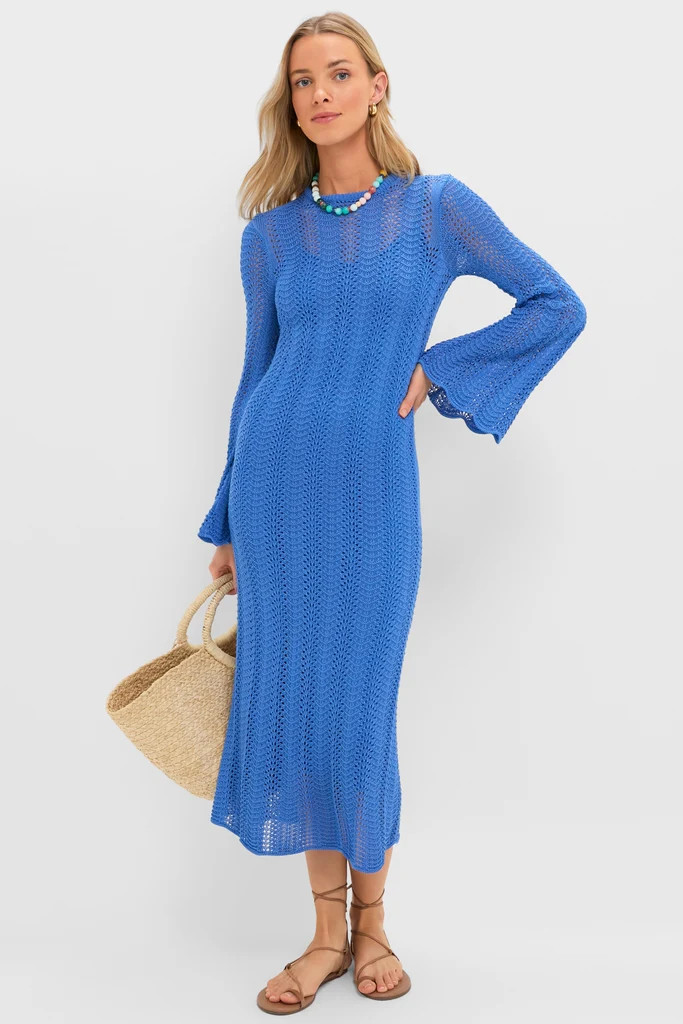 Cerulean Knit Comporta Midi Dress | Tuckernuck (US)