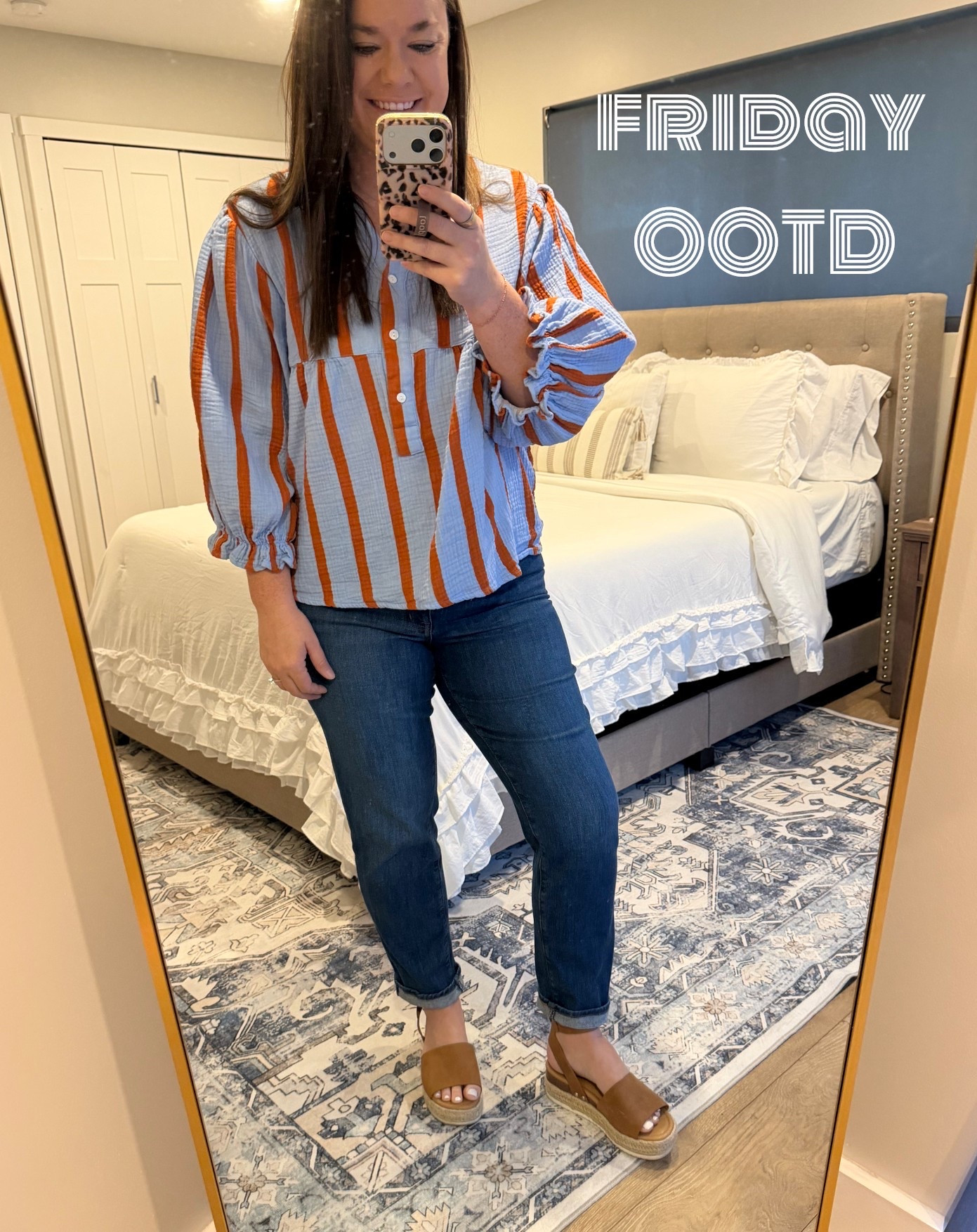 happy friday! ☀️ these loft jeans are great! I sized down 2 sizes from my regular sz. 

#LTKWorkwear #LTKStyleTip