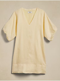 Livia Linen Mini Dress | Banana Republic (US)
