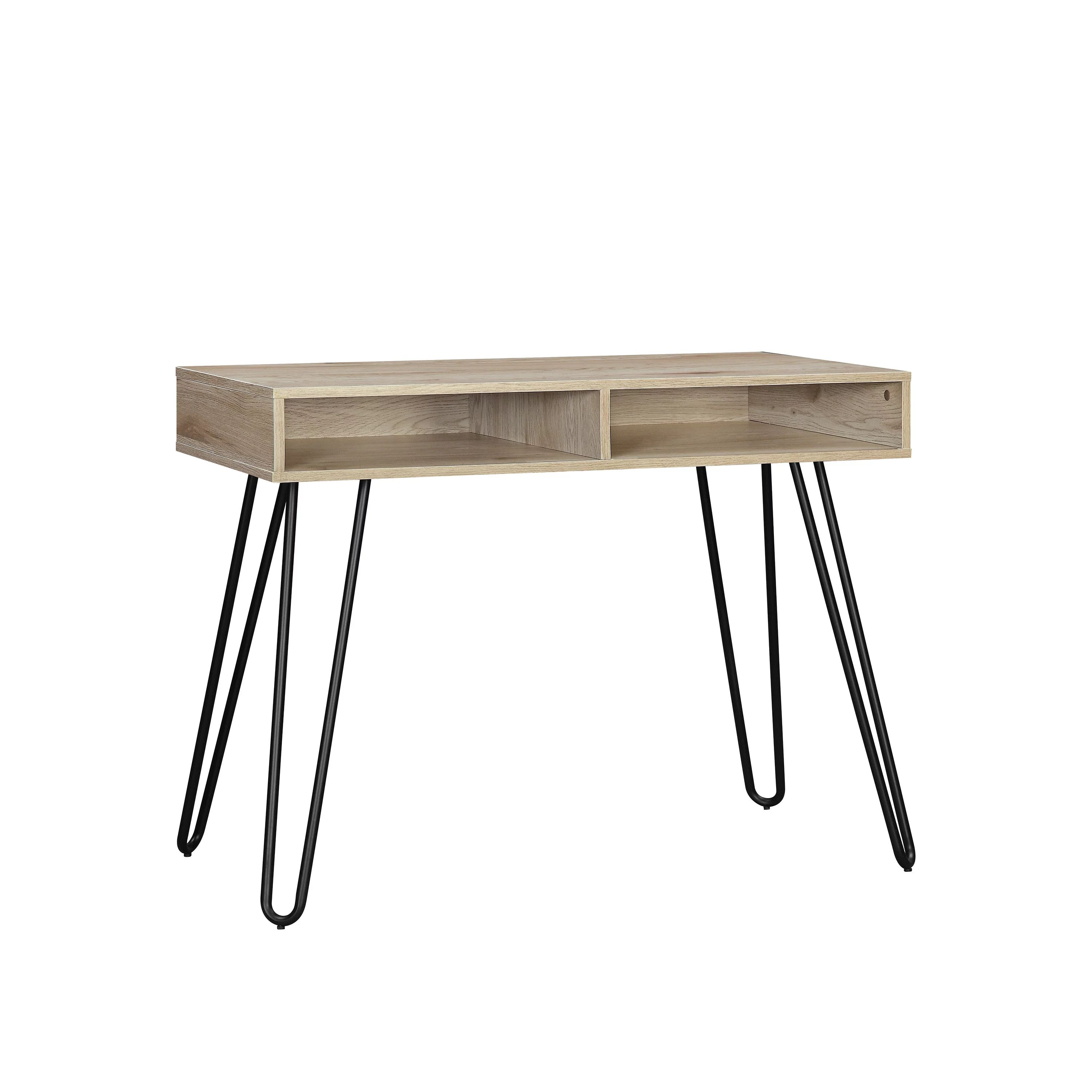 Mainstays Hairpin Writing Desk, Multiple Finishes | Walmart (US)