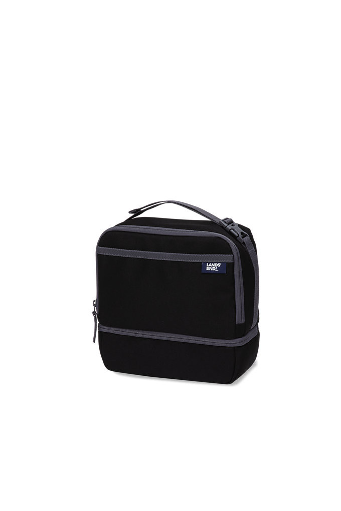 Kids Techpack Lunch Box - Lands' End - Black | Lands' End (US)