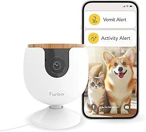 Furbo Mini NEW Pet Camera + Nanny Bundle: Home Security & Cat, Dog Safety Alerts, Pet Camera with... | Amazon (US)