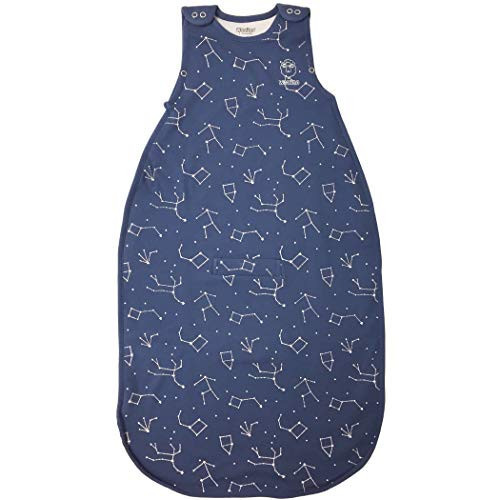 Woolino Ultimate Baby Sleep Sack – 4 Season Merino Wool Sleeping Bag, Organic Cotton Outer, Temp Regulating Blanket, Adjustable Sleep Sack Universal Size 2–24 Months - Night Sky | Amazon (US)