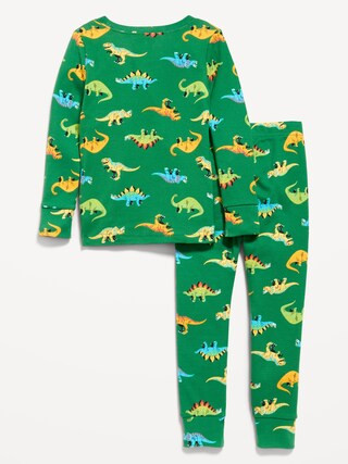 Unisex Snug-Fit Printed Pajama Set for Toddler &amp; Baby | Old Navy (US)