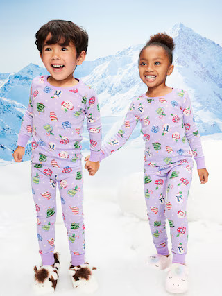 Printed Snug-Fit Pajama Set for Toddler & Baby | Old Navy (US)