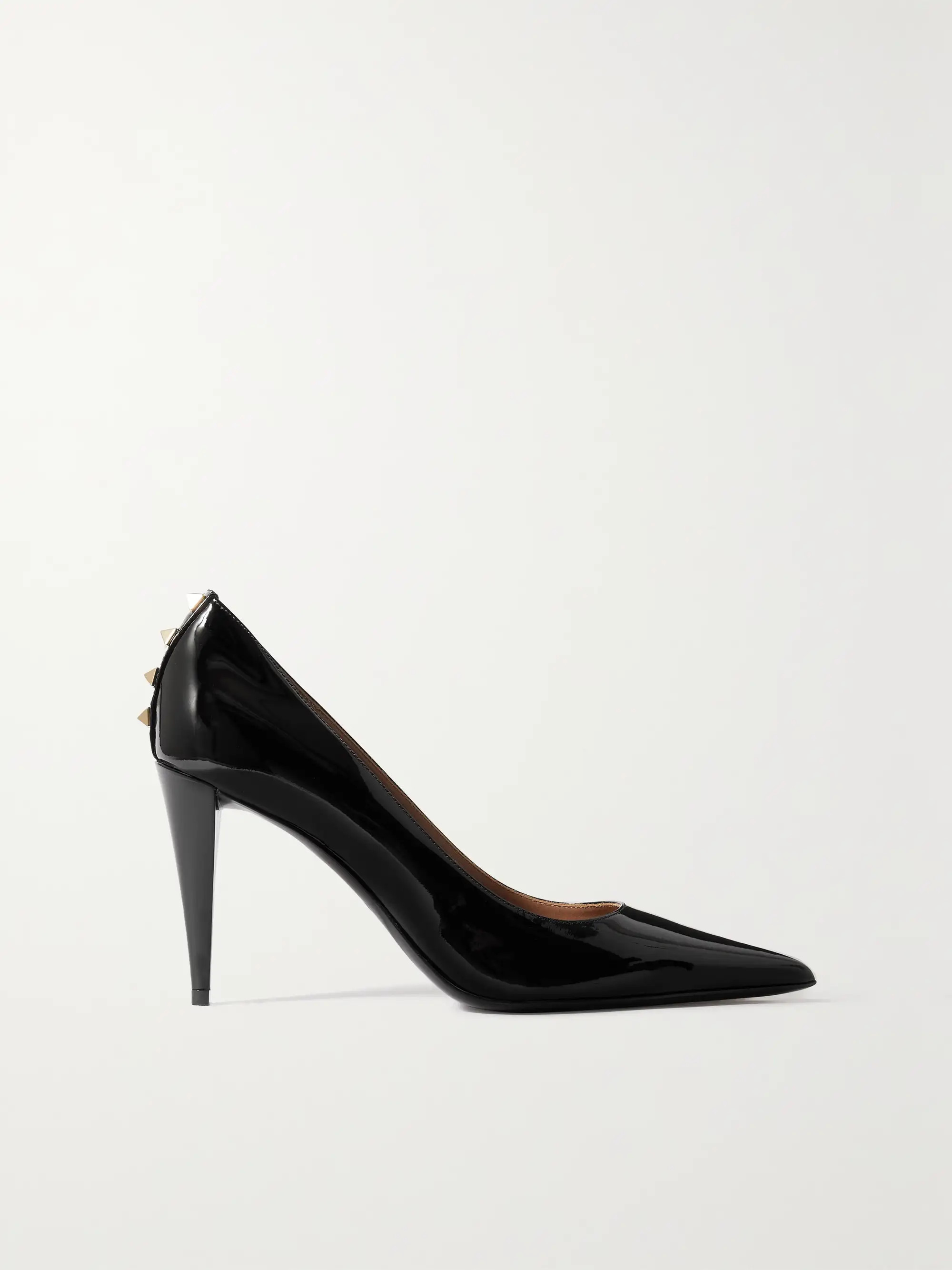 Valentino Garavani Rockstud 90 patent-leather pumps | NET-A-PORTER (UK & EU)