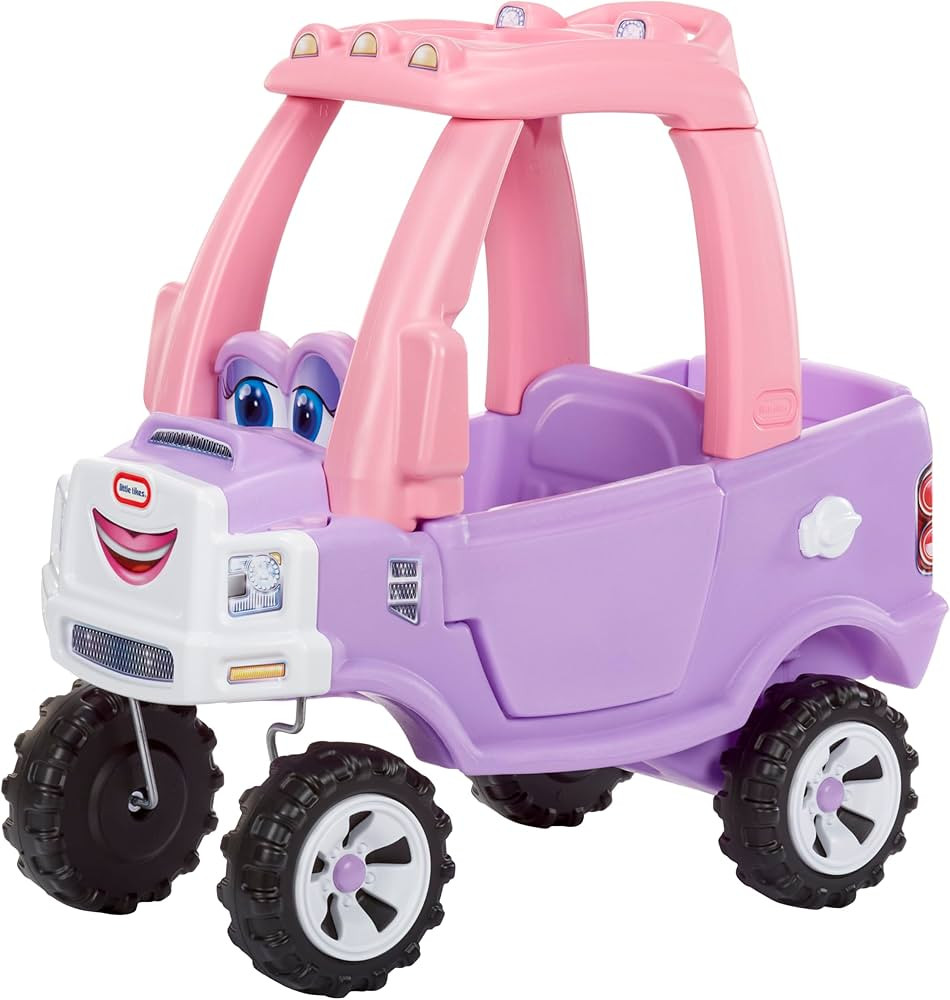 Little Tikes Princess Cozy Truck Ride-On, Pink Truck, 90cm x 45cm x 89cm | Amazon (US)