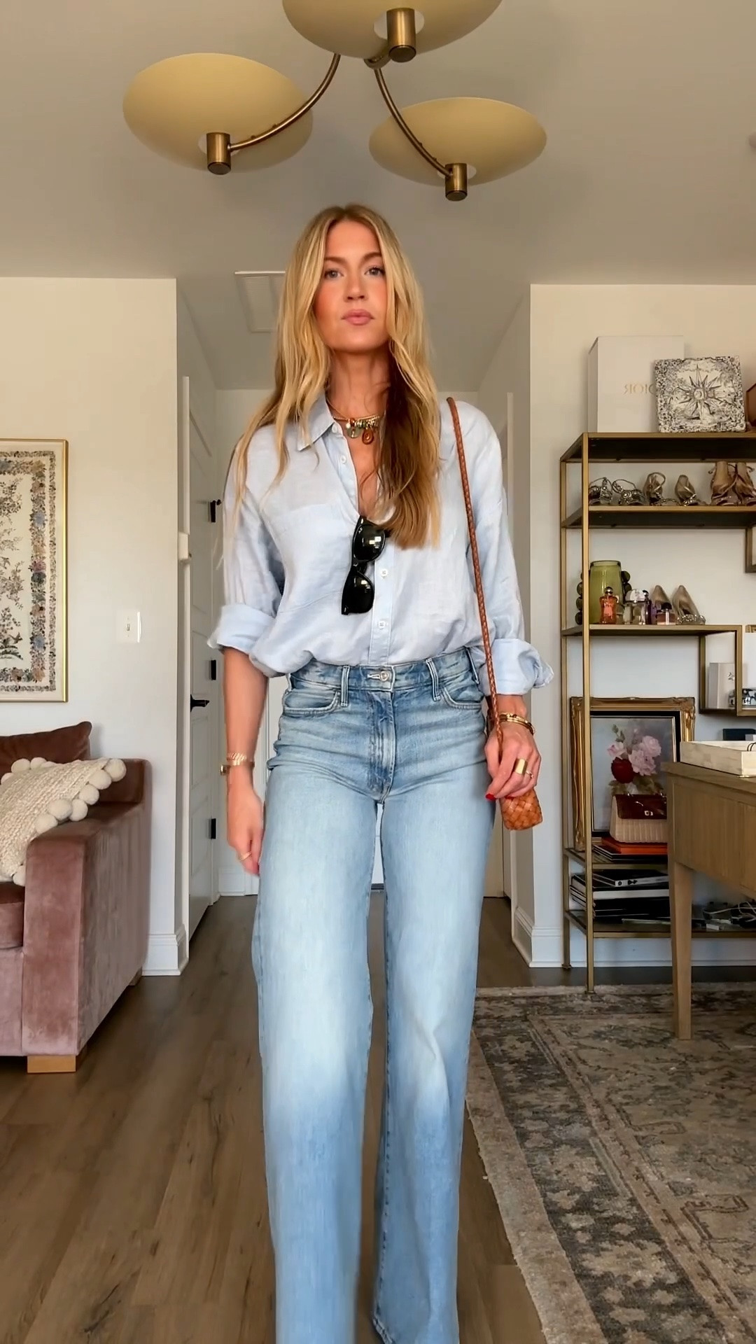 My high rise wide leg jeans are back in stock - a top seller from last month. 

Denim: runs TTS, wearing 25
Top: out of stock but linked similar- size up for oversized look.
Invisible kitten heels: TTS

#LTKootd #LTKgrwm #LTKdayinmylife