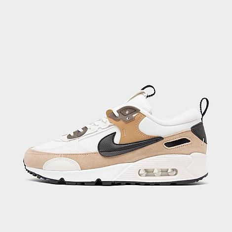 Nike Women's Air Max 90 Futura Casual Shoes in Beige/Phantom Size 10.0 Suede | Finish Line (US)