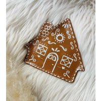 Gingerbread House Plate Christmas Cookie Ceramic Plate, Holiday Decor | Set Of 2-4-6 | Etsy (US)