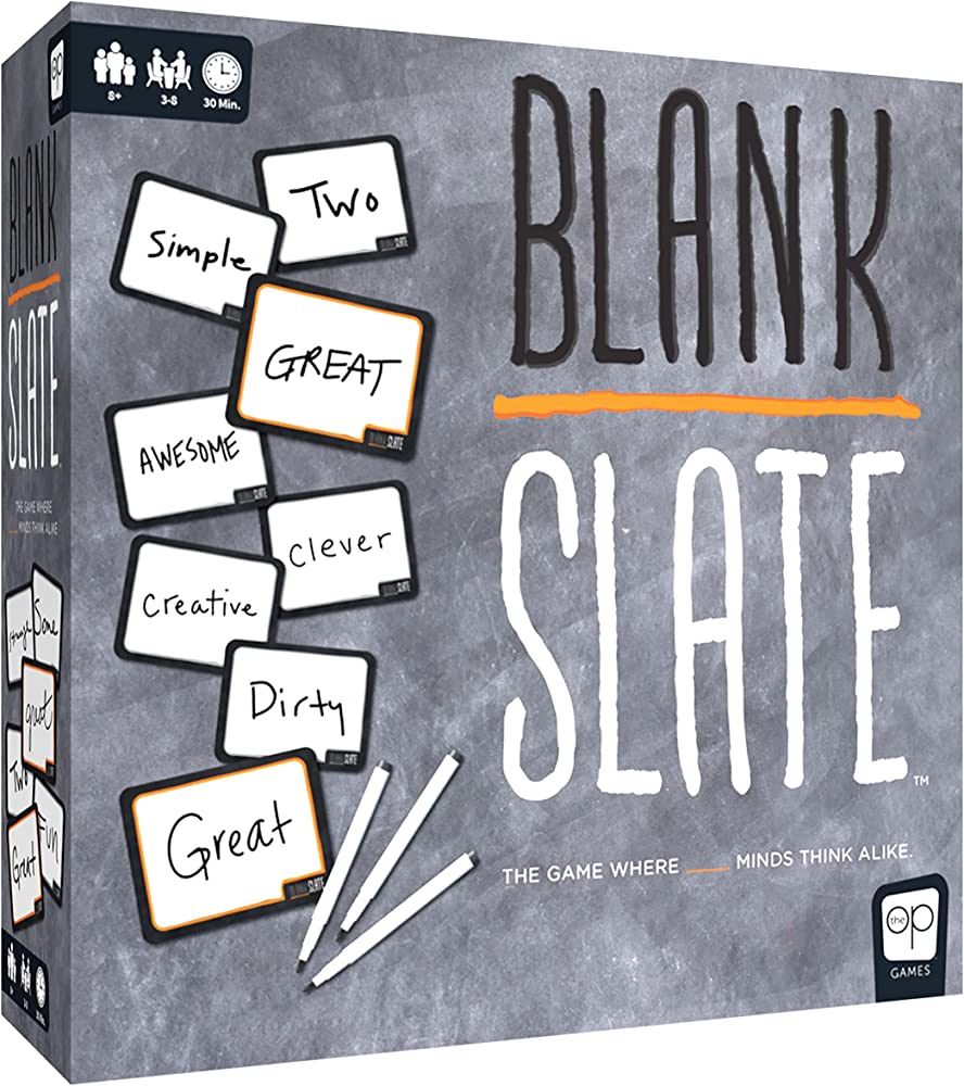 BLANK SLATE The Game Where Great Minds Think Alike              
 Paper  

 3 to 8 players | Amazon (US)