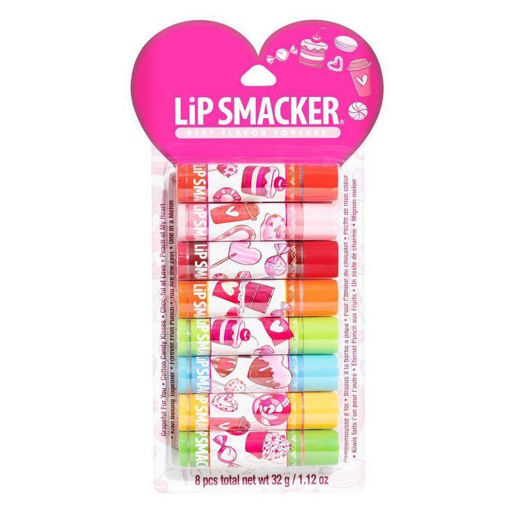 Lip Smacker Party Pack Lip Makeup - Sweet Hearts - 8pc | Target