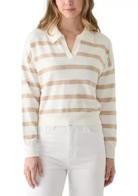 Women's Fine Gauge Polo Sweater | Belk