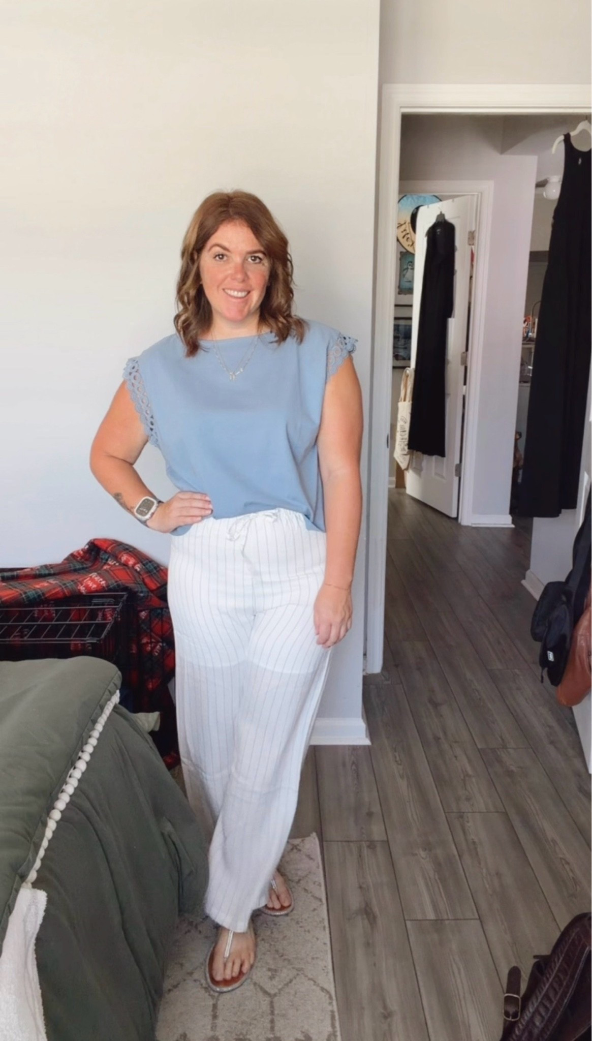 The lightest weight pants I’ve ever put on! These @Chicwish pants are a must have for this summer to fall transition! There are so many ways you can style these pants! They can take you from the office to the beach! The pants run TTS!

#LTKWorkwear #LTKMidsize #LTKootd