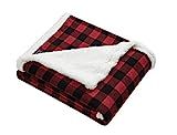Amazon.com: Eddie Bauer - Throw Blanket, Reversible Sherpa Fleece Bedding, Buffalo Plaid Home Dec... | Amazon (US)