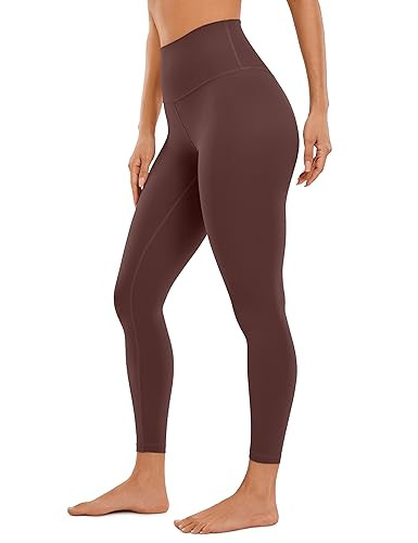 CRZ YOGA Butterluxe High Waisted Lounge Legging 25" - Workout Leggings for Women Buttery Soft Yoga Pants Taupe Large | Amazon (US)