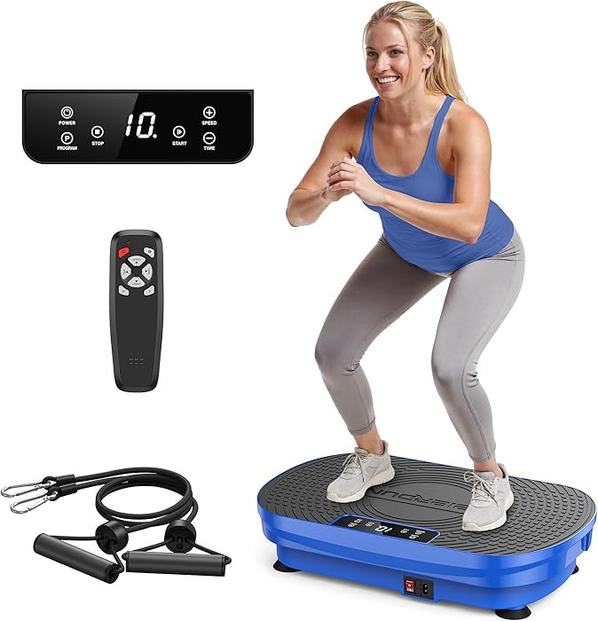 FEIERDUN Vibration Plate Exercise Machine, Vibration Plate for Lymphatic Drainage, Power Plate Vi... | Amazon (US)