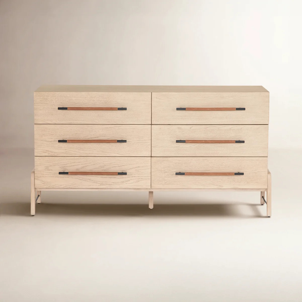 Karsten 6-Drawer Solid and Manufactured Wood Double Dresser with Dovetail Joints and Ball Bearing... | Wayfair North America