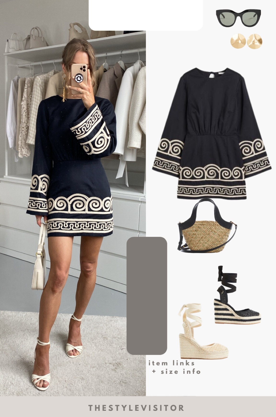 One of my favorite date night summer embroidered dresses. Wearing xs and there are a few sizes left in NL/Europe. Read the size guide/size reviews to pick the right size.

Leave a 🖤 to favorite this post and come back later to shop

#embroidered dress #black dress #mini dress 

#LTKstyletip #LTKSeasonal #LTKeurope