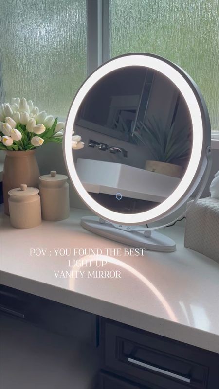 The prettiest light up vanity mirror, 3 lighting modes, adjustable brightness and large in size! Amazingly priced under $70 ..on sale today!
Amazon must haves 
Follow me for more Amazon home and fashion finds 
#liveloveblank #ltkover40 #ltksalealert



#LTKFind #LTKbeauty #LTKhome