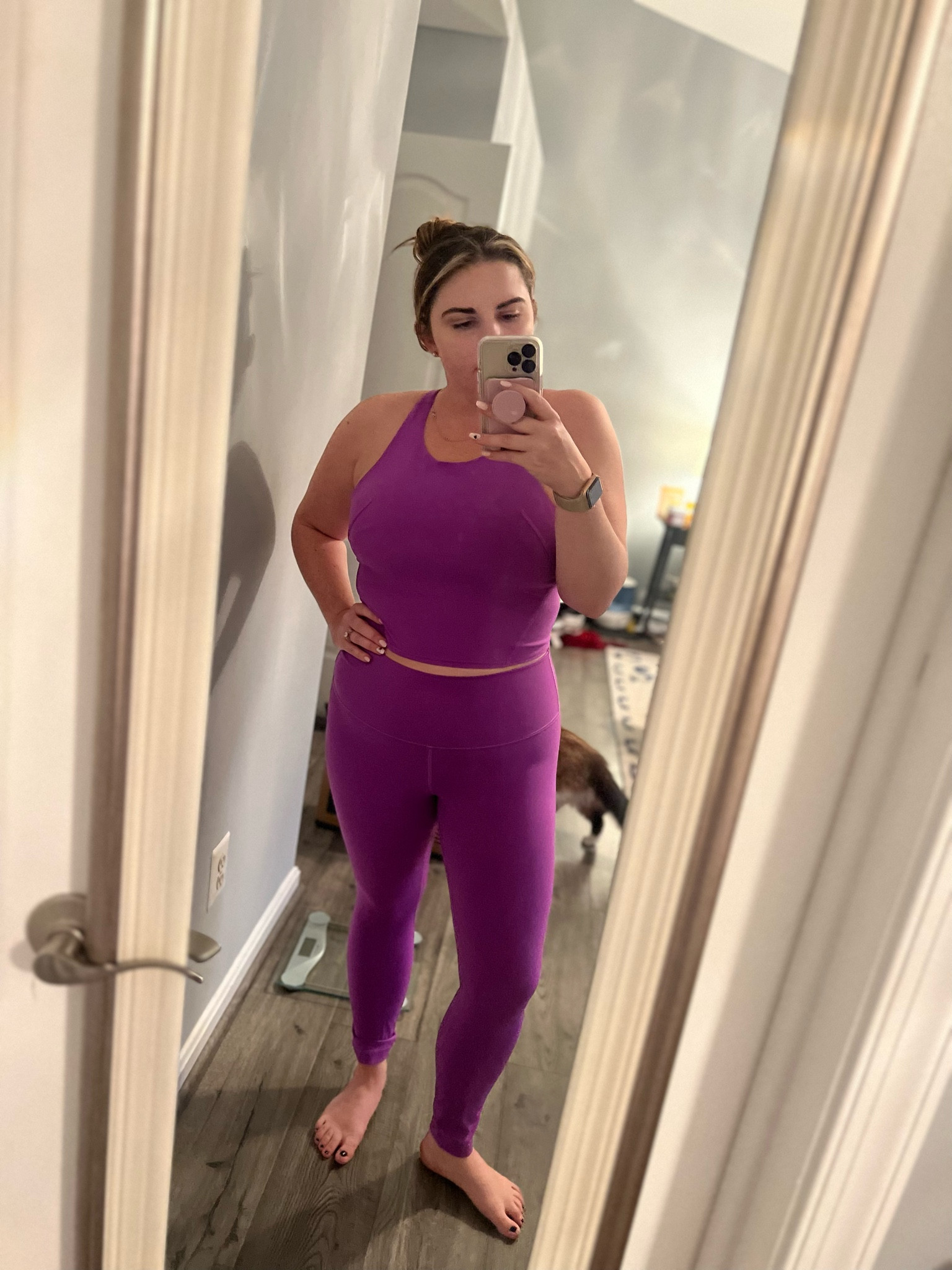 Love this lululemon set. Leggings are currently on sale 

Top - 10 
Bottom - 10 

#LTKSale #LTKsalealert #LTKcurves