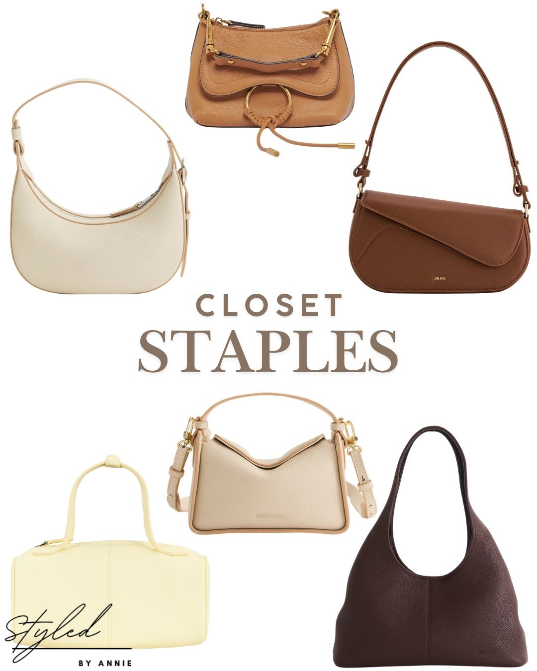 Closet staples: Spring bags!

These bags are the perfect staple to go with any outfit! Cute and stylish without the designer price :)

#springbags #closetstaple #purse #everydaybag #affordablebag #affordablepurse #under100 #under200 #under300 #summerbag 

#LTKWorkwear #LTKootd #LTKSeasonal