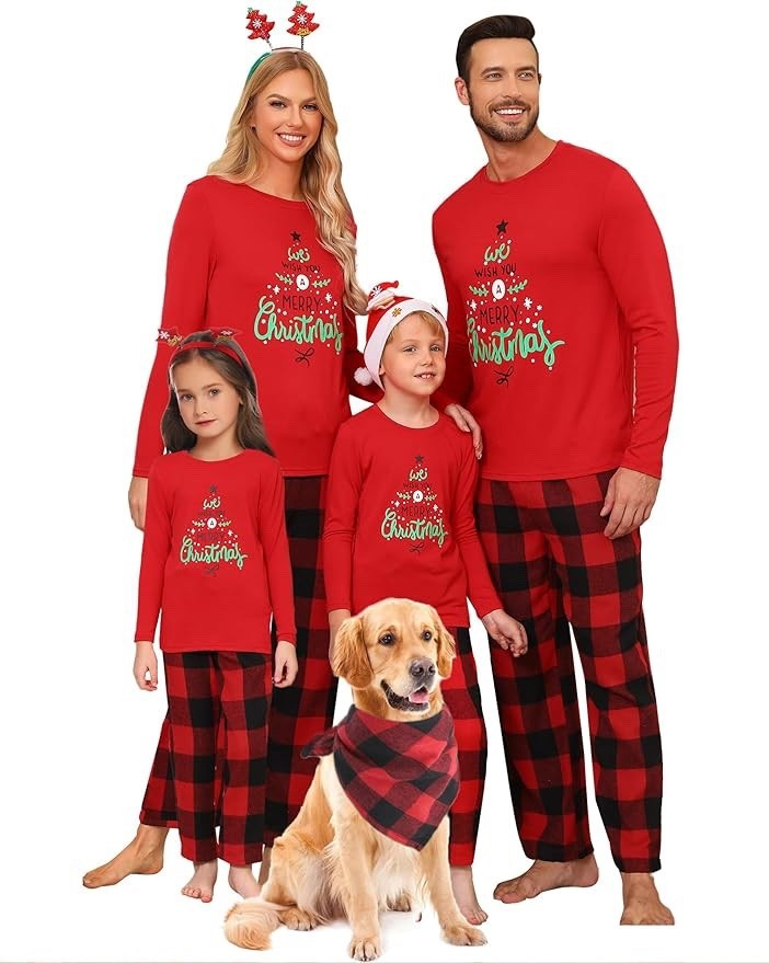 Cozy Christmas pajamas for the family! Soft, festive, and perfect for Christmas morning photos, holiday movie nights, and winter lounging. These matching family pajamas are a must for the season.

#ChristmasPajamas #MatchingFamilyPJs #HolidaySleepwear #CozyChristmas #ChristmasMorning #ChristmasOutfits #MatchingPajamas

#LTKFamily #LTKStyleTip #LTKSeasonal #LTKHoliday