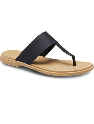 Crocs Tulum Flip Sandal Women’s Size 4 Black/Tan NEW | eBay US