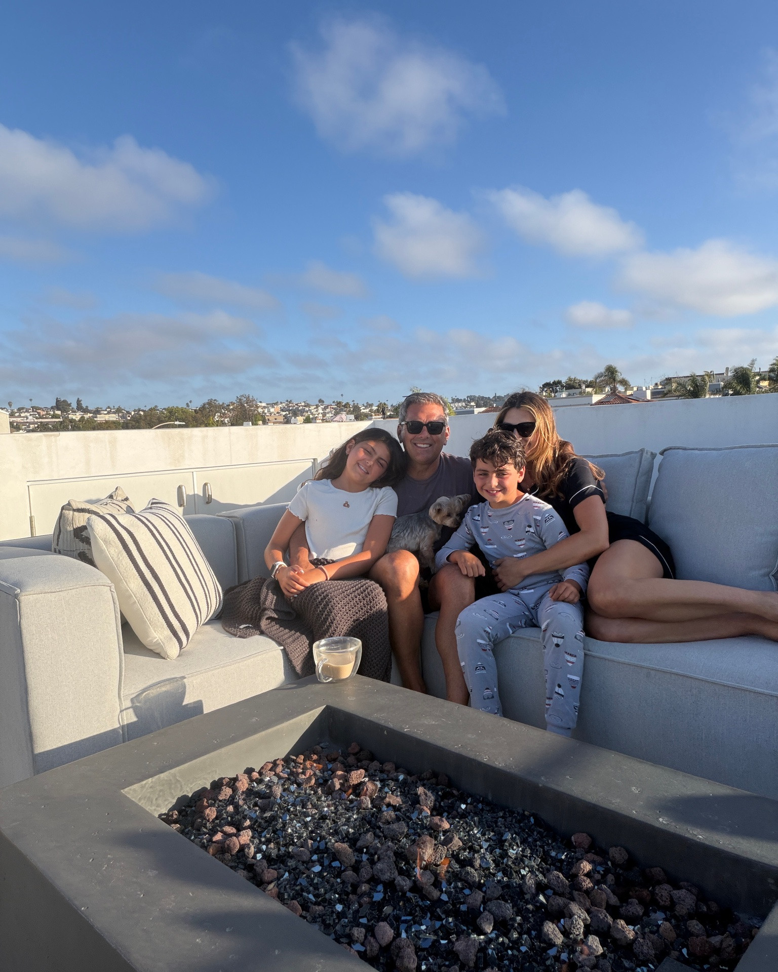 Nothing fancy, just a sweet family moment. S’mores, sunshine, and the comfiest cotton pajamas for summer. ☀️🤎

Wearing XS.

#LTKdayinmylife #LTKSeasonal #LTKstorytime