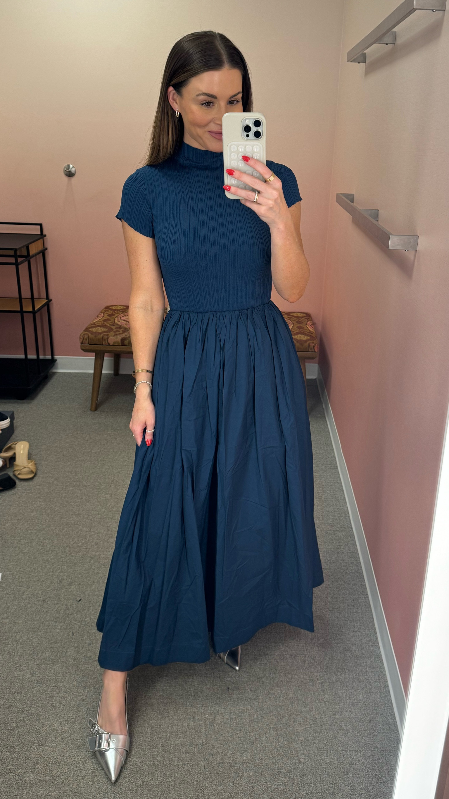 chinese dress ladies Lafayette 148 New York Finesse Crepe Twist Dress in Coral main image 0