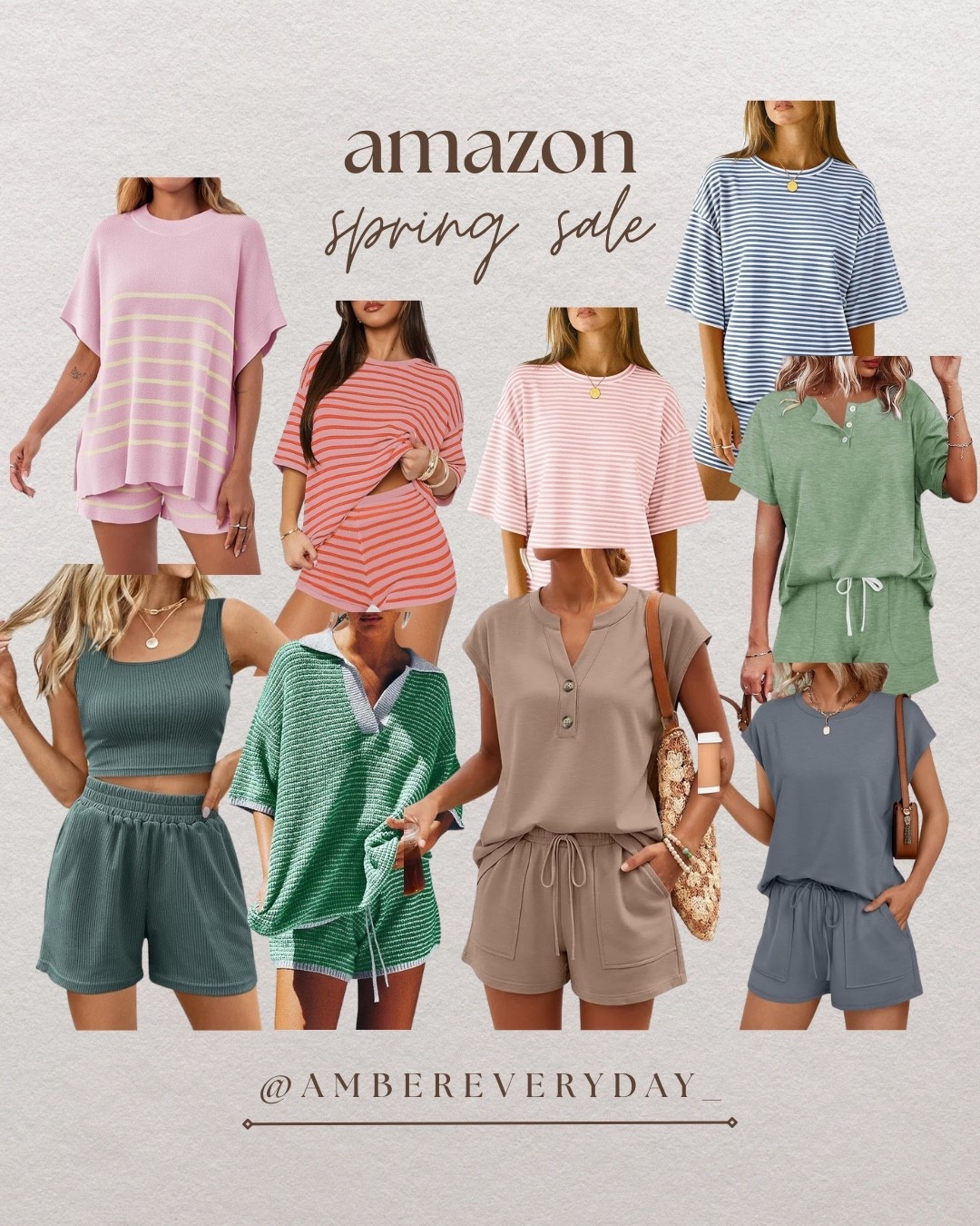 Amazon Spring Sale 🦋 matching sets! The cutest matching sets for spring + summer! 💛✨🫶🏽

#LTKSaleAlert #LTKootd #LTKmomlife