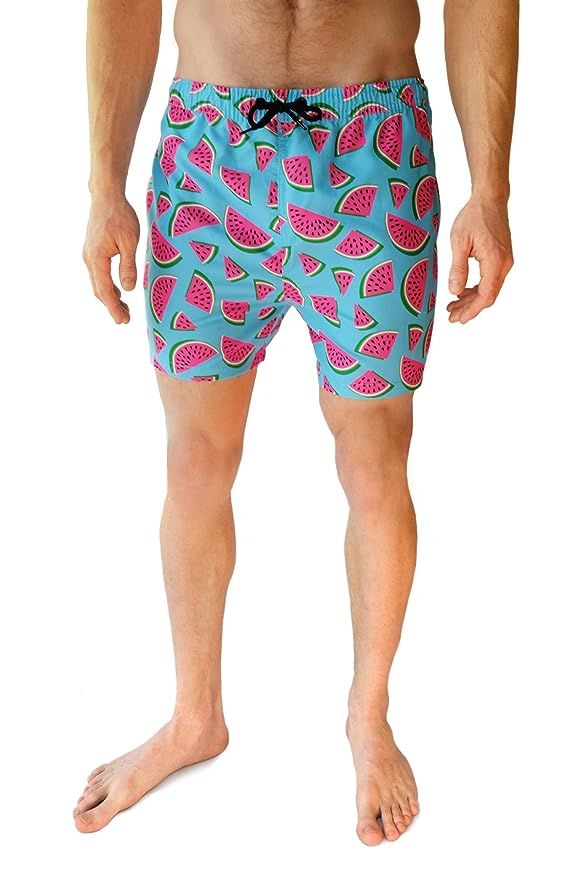 Cabana Bro Men's Swim Trunks - Retro Style Summer Swim Suits for Men | Amazon (US)