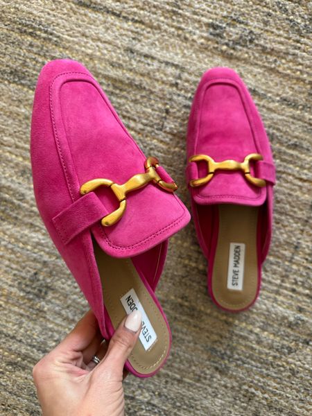 Pink mules , size up half size 