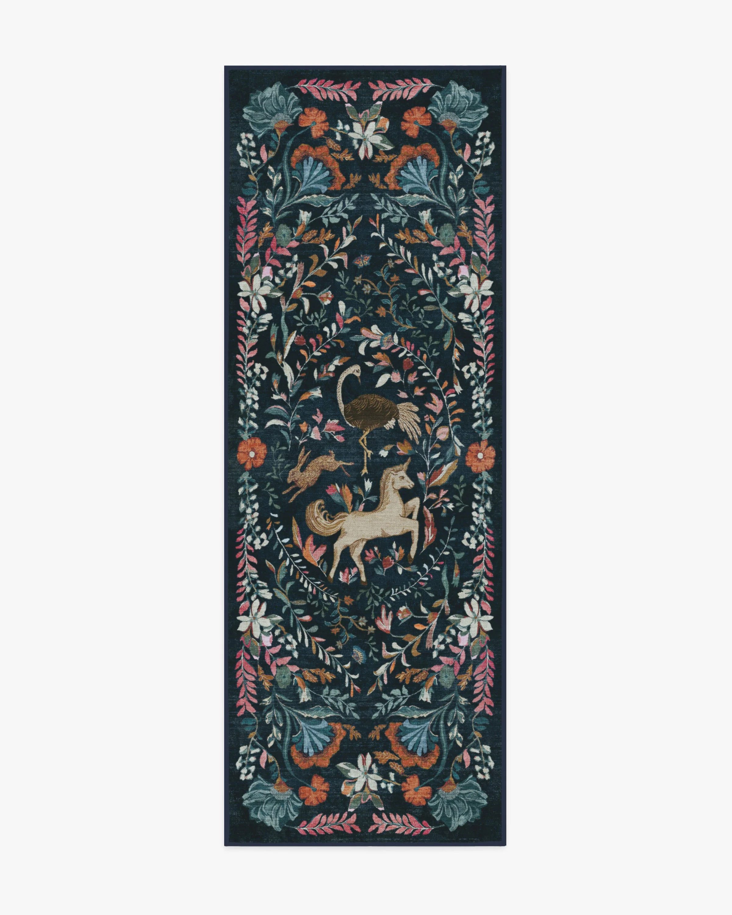 Iris Apfel Dreamweaver Blue Multicolor Tufted Rug | Ruggable