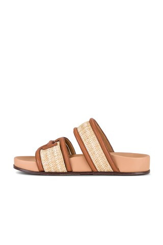 Rowan Slide in Natural & Rich Cognac | Revolve Clothing (Global)