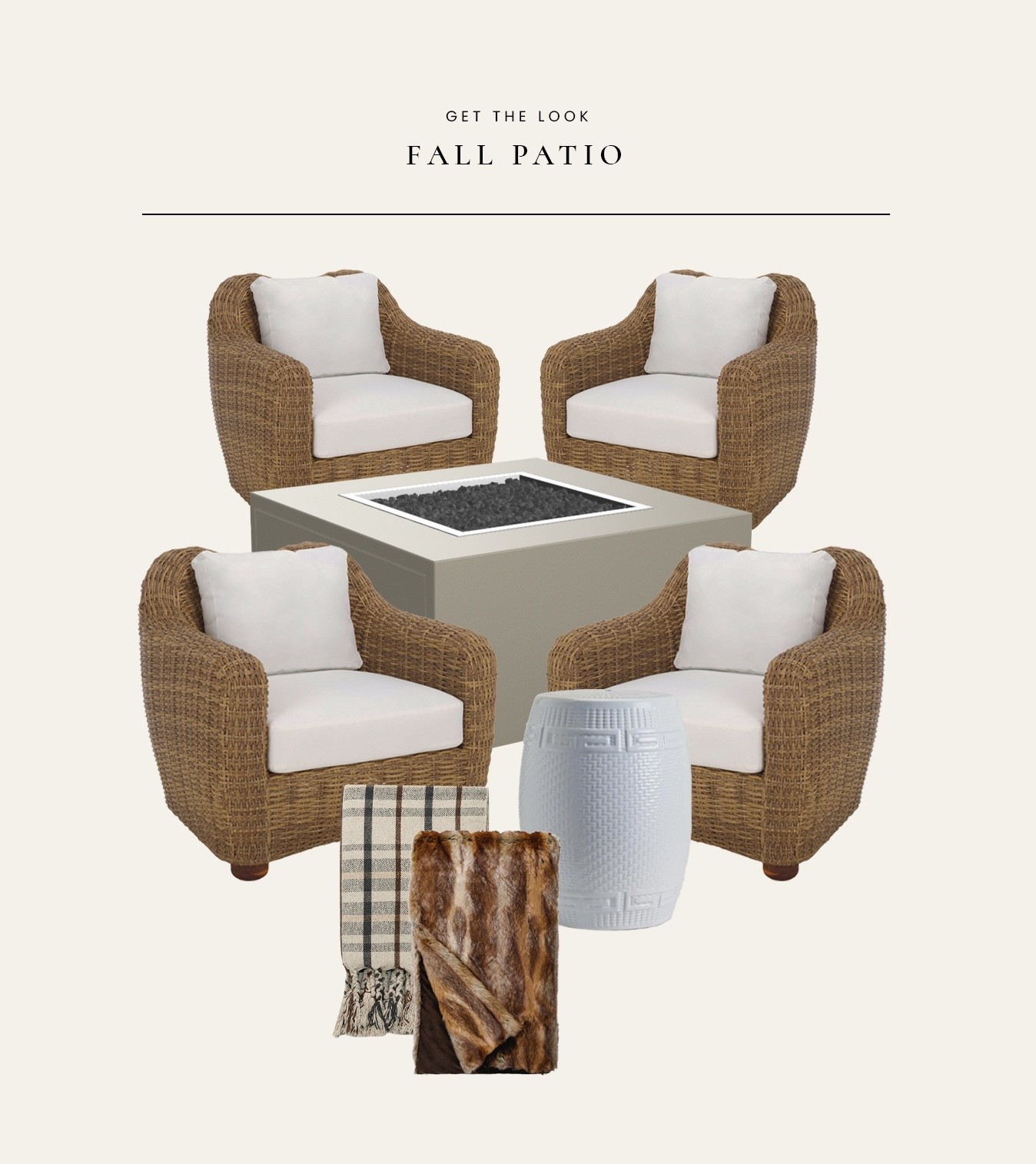 My patio sources- linking everything we used! 

#LTKHome #LTKSeasonal