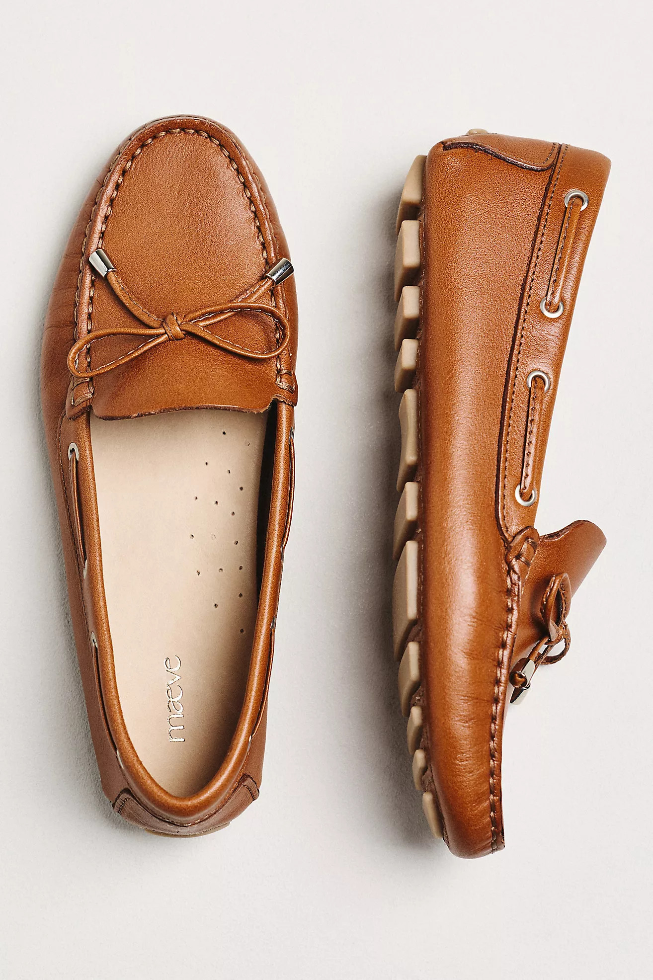 Maeve Bow Driving Moccasins | Anthropologie (US)