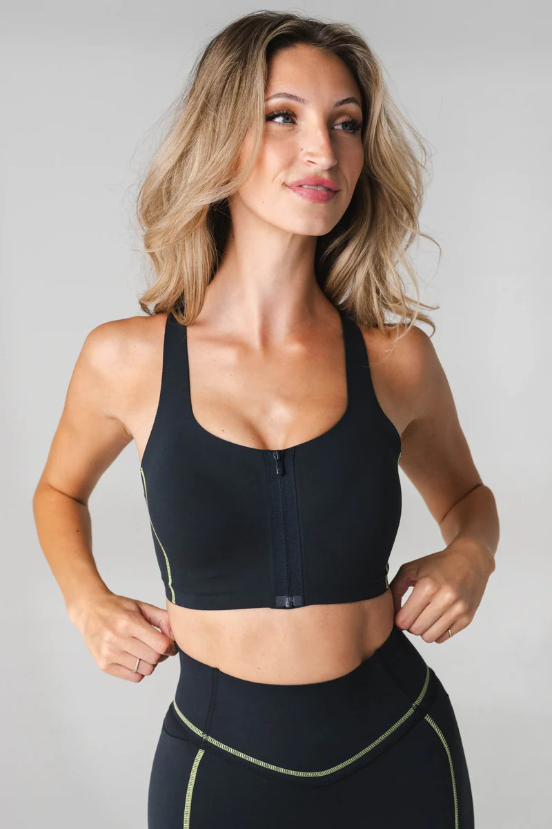 Vitality Activate Zip Bra | Vitality