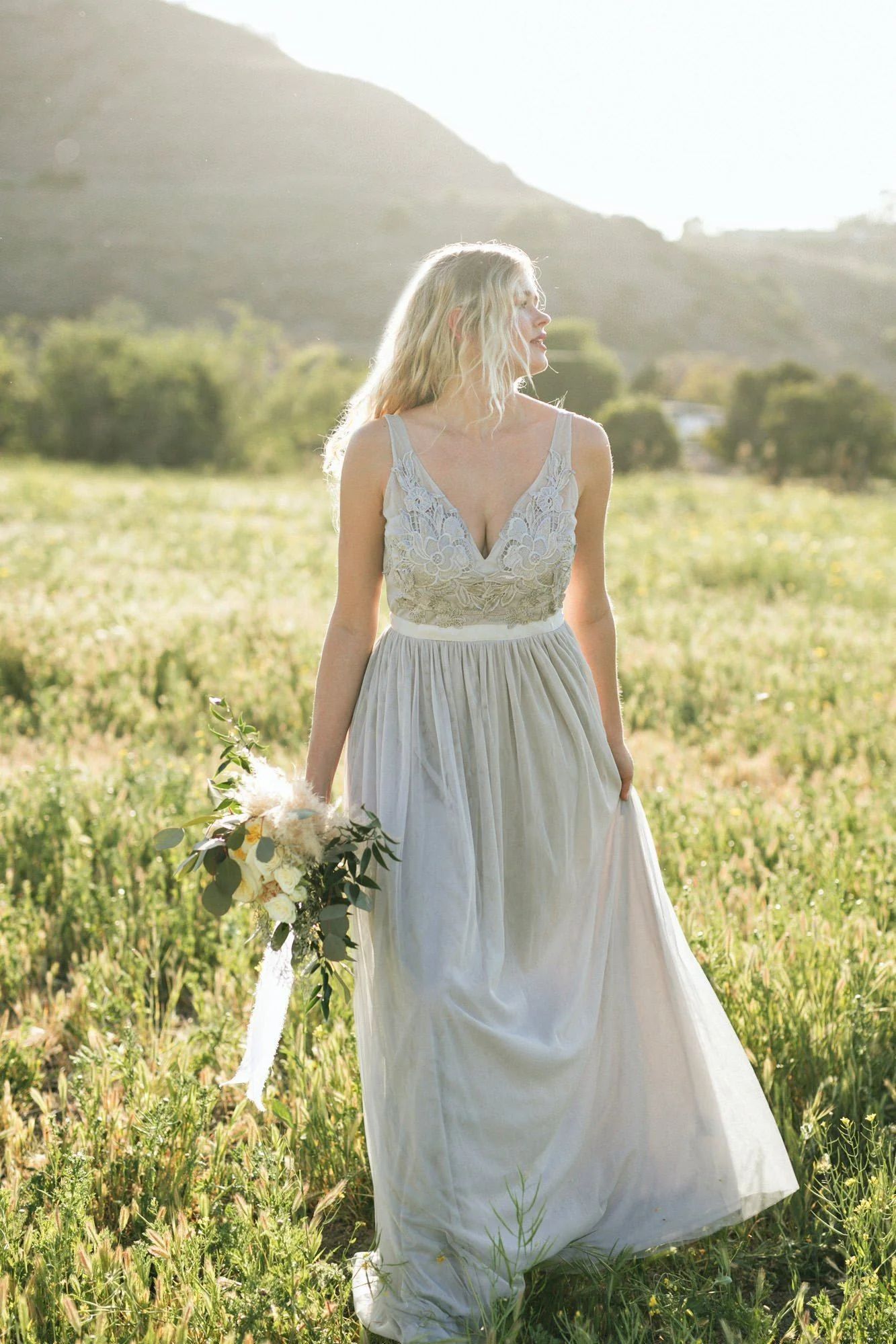 Audrey Tulle Gown | Morning Lavender