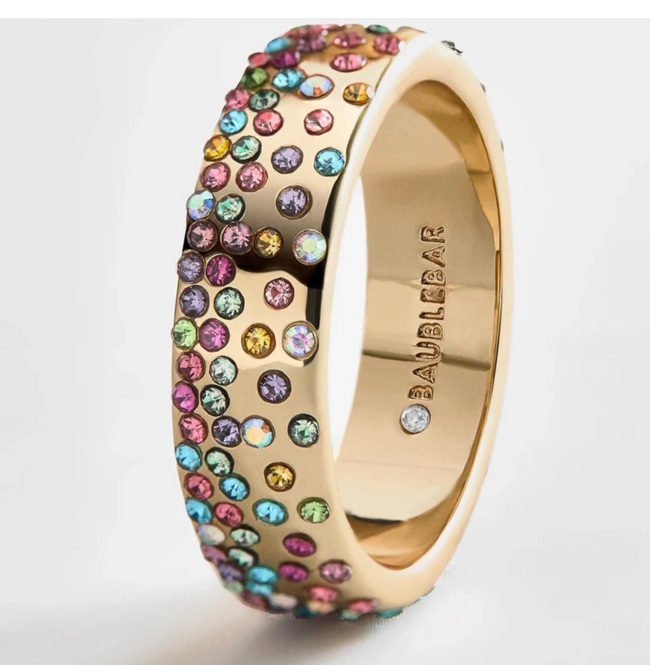 Lola Ring

Brighten up your ring stack with the Lola Ring. Crafted with a thick band and multicolored pavé stones, this ring adds subtle pops of color without over shining the rest of your jewelry. Perfect for wearing day or night, you’ll be reaching for this ring constantly.

#LTKootd #LTKWorkwear #LTKmomlife